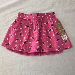 Sonoma Skirt Pink with Doggies Polka Dots